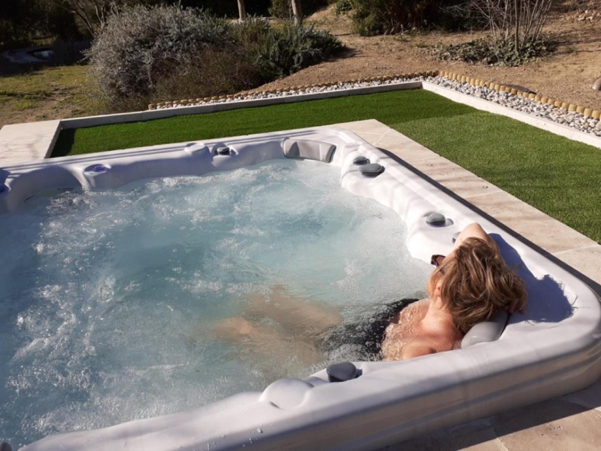 Parfums De Provence "Le Lavandin" Piscine Chauffee & Spa 维逊拉洛梅尼 外观 照片